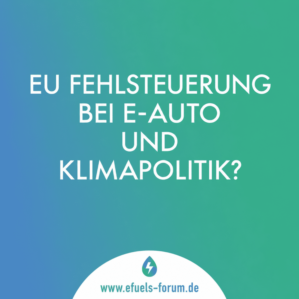EU Fehlsteuerung bei E-Auto und Klimapolitik?