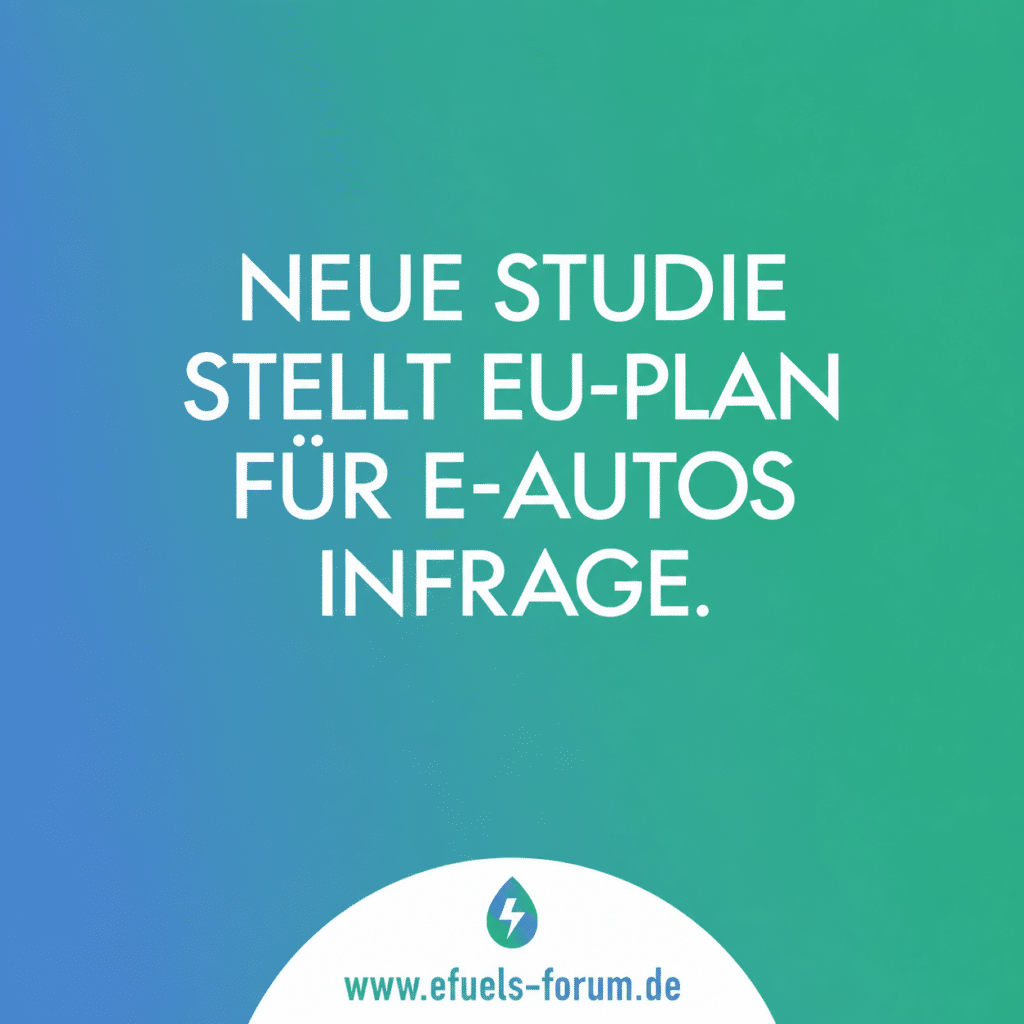 Neue Studie stellt EU-Plan für E-Autos infrage