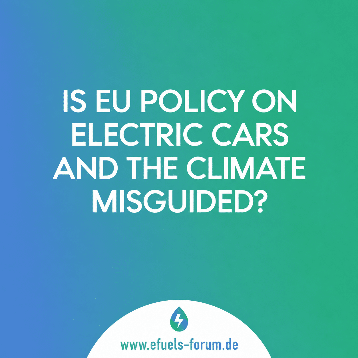 Is EU policy on electric cars and the climate misguided?