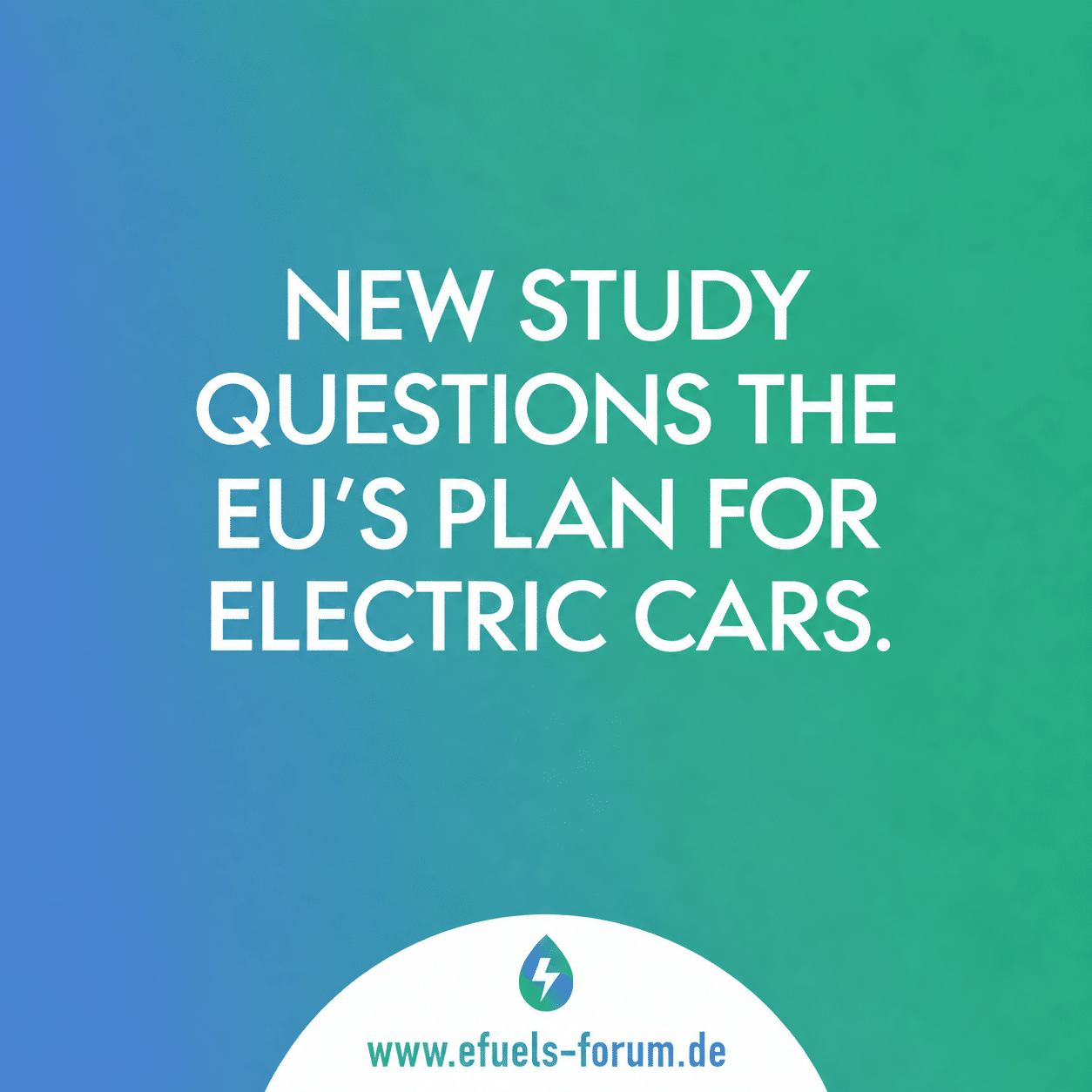 New study questions the EU’s plan for electric cars